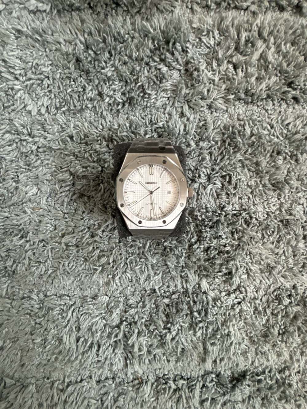 Seiko Custom Mod 'Seikoak' Royal Oak Style Automatic Watch